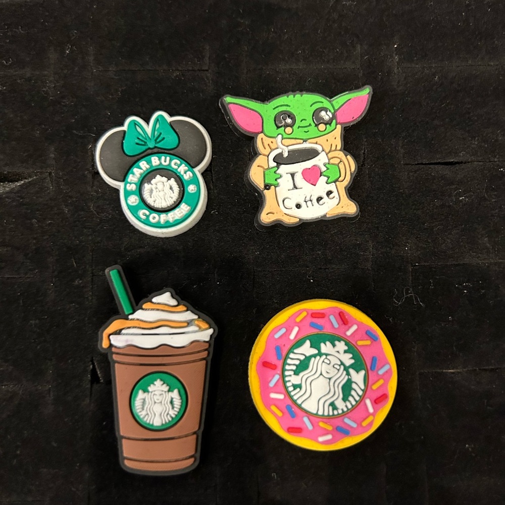 Disney coffee princess Croc Charms